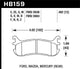 Hawk 94-05 Miata / 01-05 Normal Suspension HP+ Street Rear Brake Pads (D636)