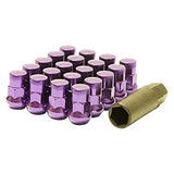 Wheel Mate Muteki Closed End Lug Nuts - Purple 12x1.50