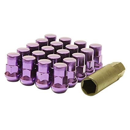 Wheel Mate Muteki Closed End Lug Nuts - Purple 12x1.50