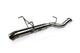 ISR Performance Series II - EP Single Tip Blast Pipe Exhaust - Resonated - 89-94 Nissan 240sx (S13)