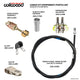 Wilwood Parking Brake Cable Kit MC4 2015 Mustang