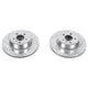 Power Stop 07-18 BMW X5 Rear Evolution Drilled & Slotted Rotors - Pair