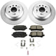 Power Stop 16-19 Honda Pilot Rear Z17 Evolution Geomet Coated Brake Kit