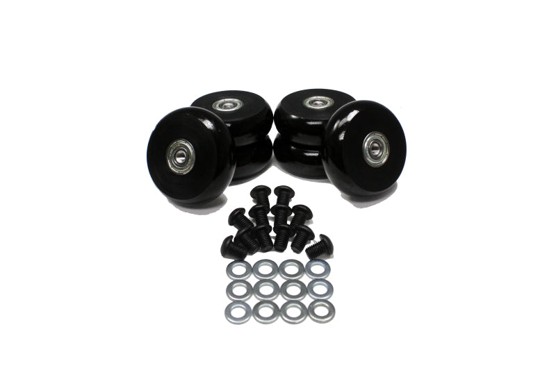 Energy Suspension 2.375in Black Hyper-Glide PolyCreeper Wheels (Set of 6)