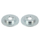 Power Stop 17-20 Acura MDX Rear Evolution Drilled & Slotted Rotors - Pair