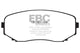 EBC 11-14 Ford Edge 2.0 Turbo Greenstuff Front Brake Pads