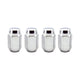 McGard Hex Lug Nut (Cone Seat) 7/16-20 / 13/16 Hex / 1.5in. Length (4-Pack) - Chrome