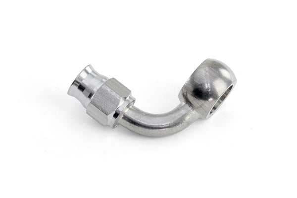 HPS -3 90 PTFE Banjo Hose End Stainless Steel (350-9003SSB)