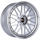 BBS LM 21x9 5x120 ET32 Diamond Silver Center Diamond Cut Lip Wheel -82mm PFS/Clip Required