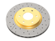 DBA 05-09 Land Rover LR3 V8 Front Street Drilled & Slotted Rotor