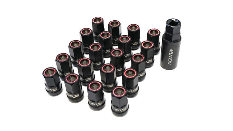 Wheel Mate Muteki Open End Lug Nuts - Chrome 12x1.25