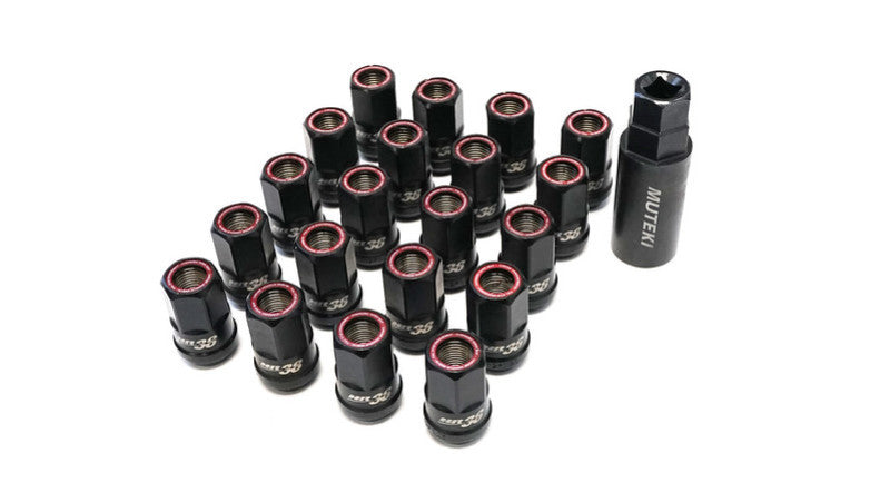 Wheel Mate Muteki Open End Lug Nuts - Red 12x1.25