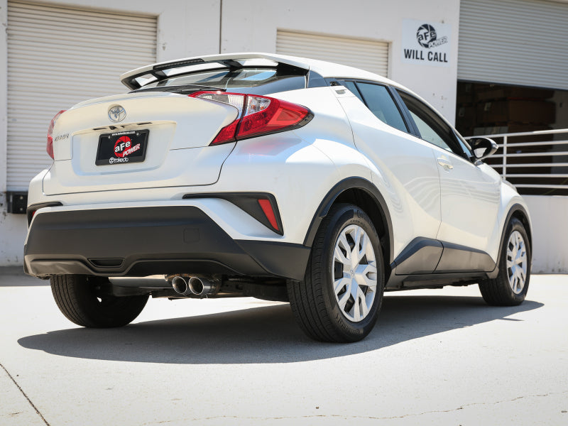 aFe Takeda 18-21 Toyota C-HR 2.0L 2.5in 304 Stainless Steel Cat-Back Exhaust w/ Polished Tip