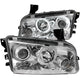 ANZO 2006-2010 Dodge Charger Projector Headlights w/ Halo Chrome (CCFL)