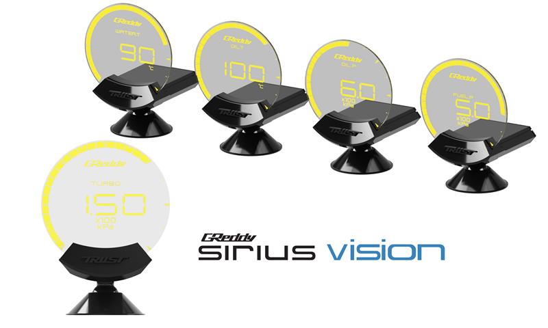 GReddy Sirius Meter - Fuel Pressure 0/6.0kPa 74mm Analog Gauge (w/Fuel Press Sensor & Harness Set)