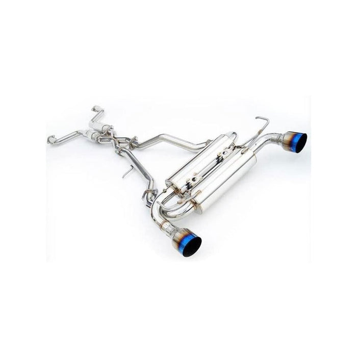 Invidia 2022+ Nissan Z 70mm Gemini Cat Back Exhaust - Single Layer Black Tip