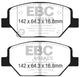 EBC 2016+ Buick Envision 2.0L Turbo Greenstuff Front Brake Pads