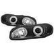 Spyder Chevy Camaro 98-02 Projector Headlights LED Halo LED Blk - Low H1 PRO-YD-CCAM98-HL-BK