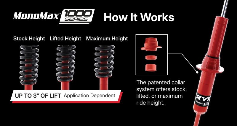 KYB 07-18 Jeep Wrangler JK 1000 Series Front Shock