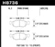 Hawk 14-16 Fiat 500 c Front ER-1 Brake Pads