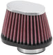 K&N 1-3/4in FLG 4 X 2-7/8in B 3 X 2in T 2-3/4in L Universal Clamp-On Air Filter