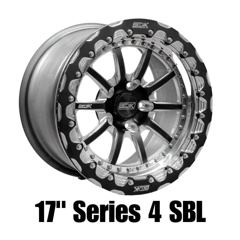 Belak 17x11 / 6.25in BS / 5x114 BP / High Pad / Series 4 Wheel - Non-Beadlock