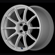 Advan RSIII 18x10.5 / +15 Offset / 5x114.3 / 73mm Bore / Racing White Metallic and Ring