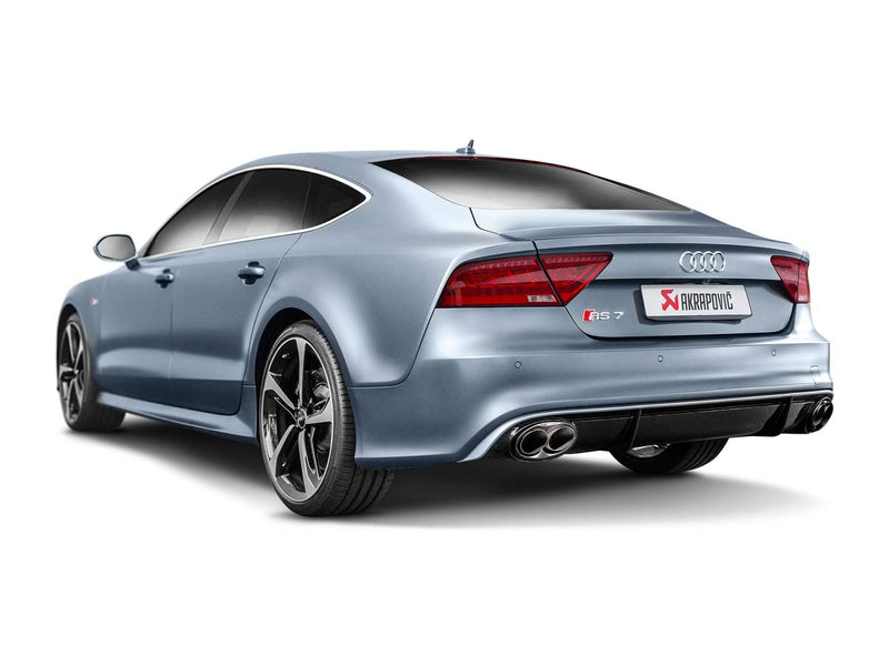 Akrapovic 14-17 Audi RS7 Sportback (C7) Replacement Muffler - Left (for S-AU/TI/4H)