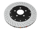 DBA 22-23 Hyundai Kona N Front 5000 Series 2-Piece Drilled Rotor w/Black Hat