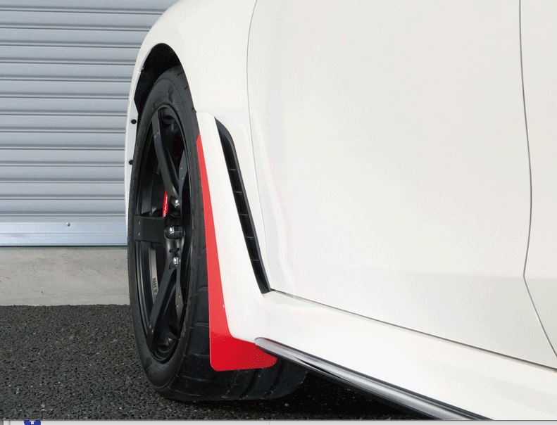 Cusco 2023+ Honda Civic Type-R EVA Bolt-On Red Mud Flap