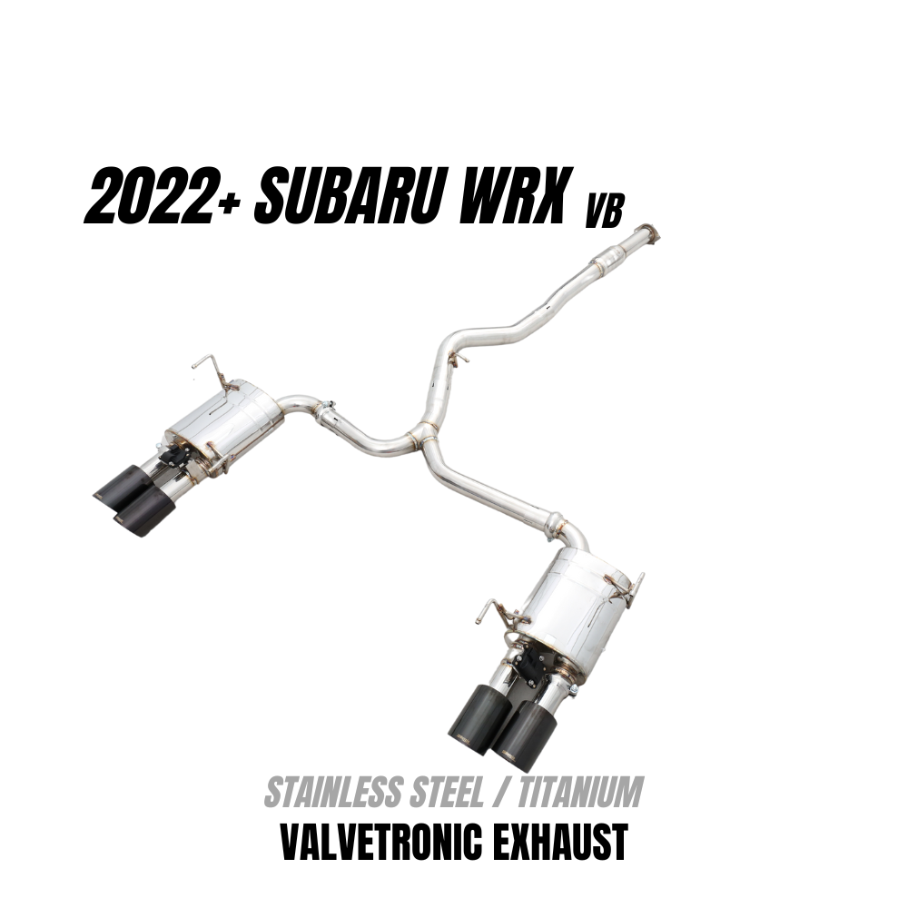 Invidia 22+ Subaru WRX Q300 3.5in. Rolled Dual Wall T.I Tip Axle-back Exhaust