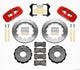 Wilwood AERO6 Front Hat Kit 14.00 Red 99-06 BMW E46