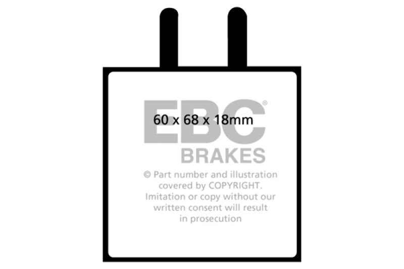 EBC Brakes Yellowstuff Performance Brake Pads