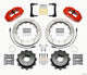 Wilwood Narrow Superlite 4R Rear Kit 12.88in Red 2012-Up Toyota / Scion FRS w/Lines
