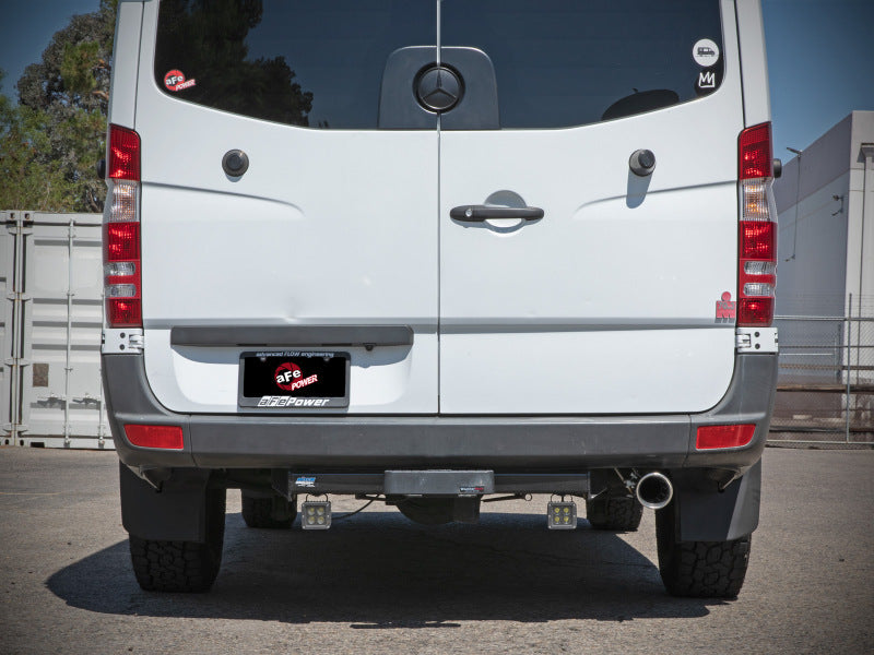 aFe Vulcan Series 3in 304SS DPF-Back Exhaust w/ Polished Tip 14-18 Mercedes-Benz Sprinter 2500