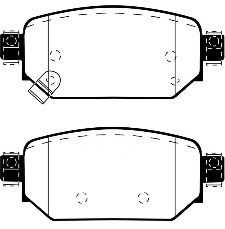 EBC 2017+ Mazda 3 2.0L Greenstuff Rear Brake Pads