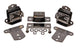 Energy Suspension 67-72 Chevrolet Camaro Black Motor and Transmission Mounts; Chrome Finish