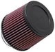 K&N Filter Universal Rubber Filter 3in Flange ID 6in Base OD 5.125in Top OD 5in Height