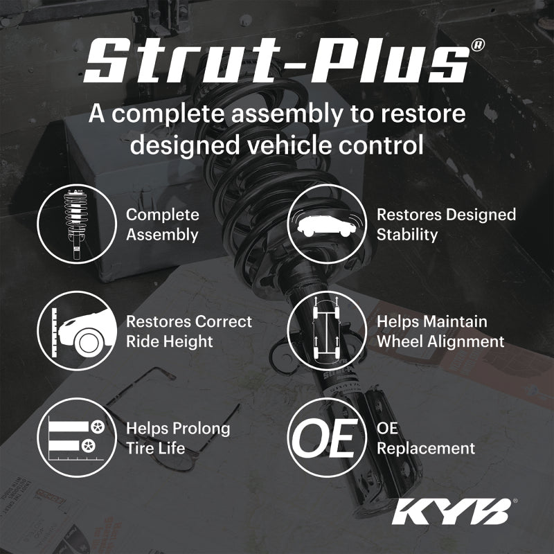KYB 09-11 Nissan Frontier PRO-4X RWD / 13-19 Frontier Desert Runner RWD Strut-Plus Assembly - Front
