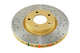 DBA 04-05 Mazda 3 2.3L (exc. MazdaSpeed) Front Drilled & Slotted 4000 Series Rotor