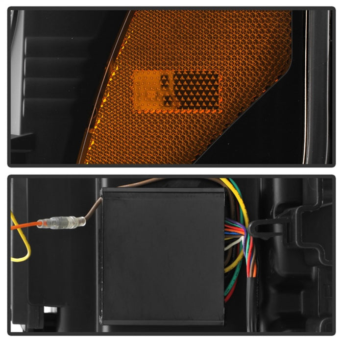 Spyder 17-19 Ford F-250/F-350/F-450 High-Power LED Headlights - Black (PRO-YD-FS17LEDAP-SEQSBGR-BK)