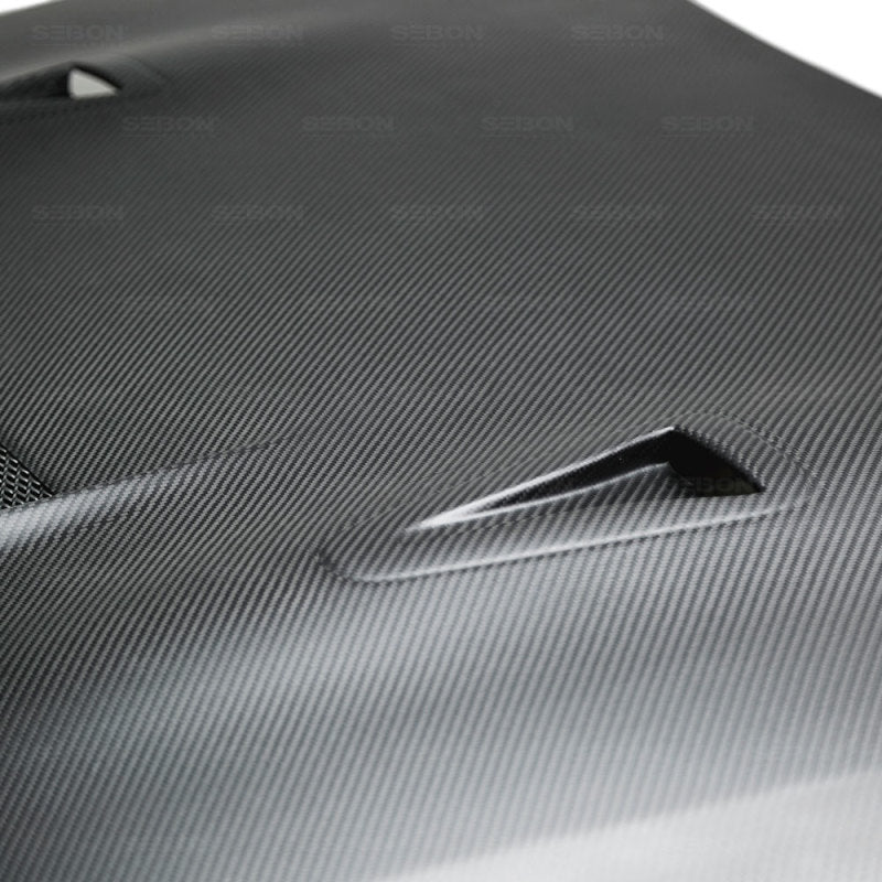 Seibon 09-10 Nissan Skyline R35 GT-R VSII-Dry Carbon Fiber Hood