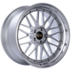 BBS LM 20x10 5x120 ET20 Diamond Silver Center Diamond Cut Lip Wheel -82mm PFS/Clip Required
