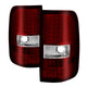 xTune Ford F150 Styleside 04-08 LED Tail Lights Red Clear ALT-ON-FF15004-LED-RC