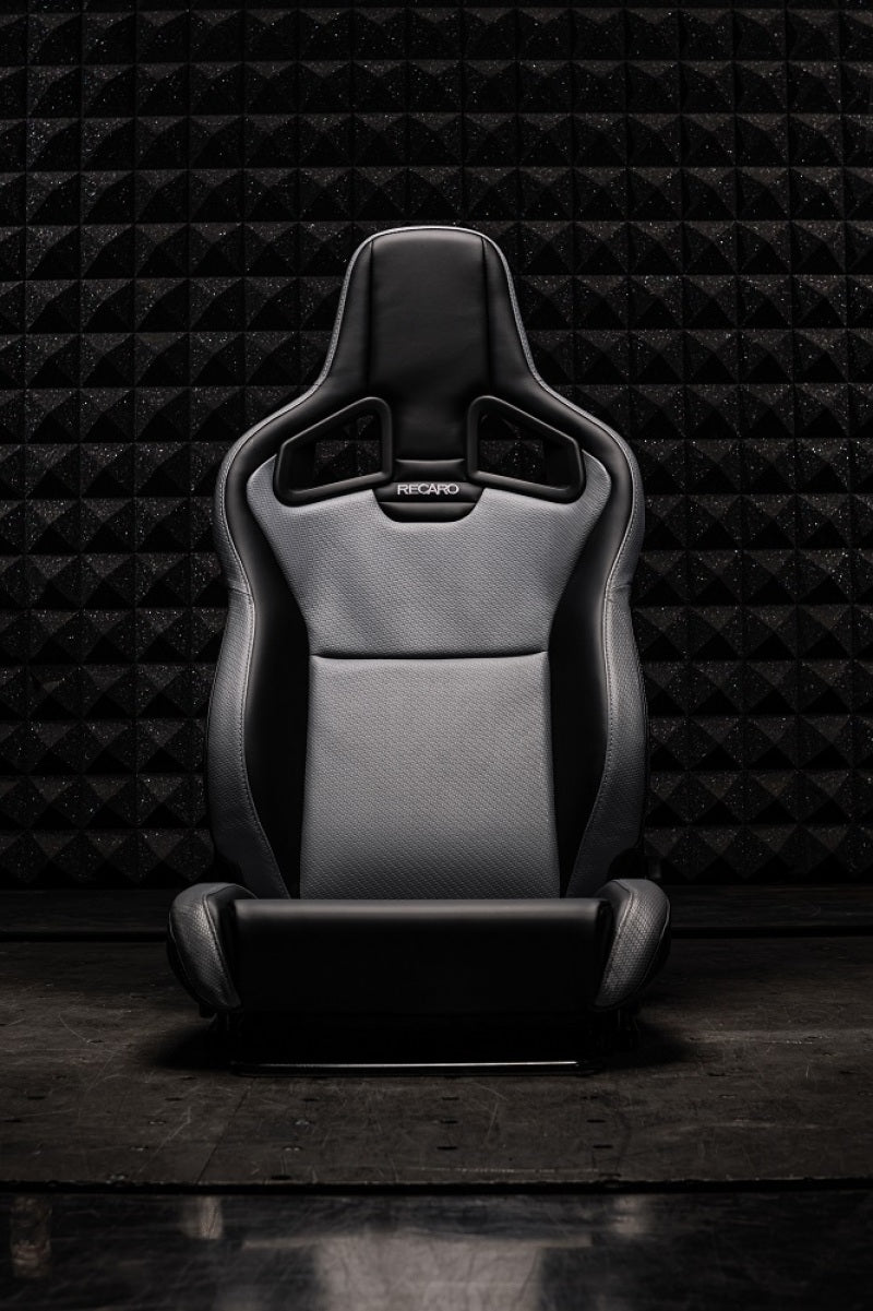 Recaro Sportster CS Driver Seat - Black Vinyl/Suede Grey