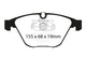 EBC 08-10 BMW M3 4.0 (E90) Ultimax2 Front Brake Pads