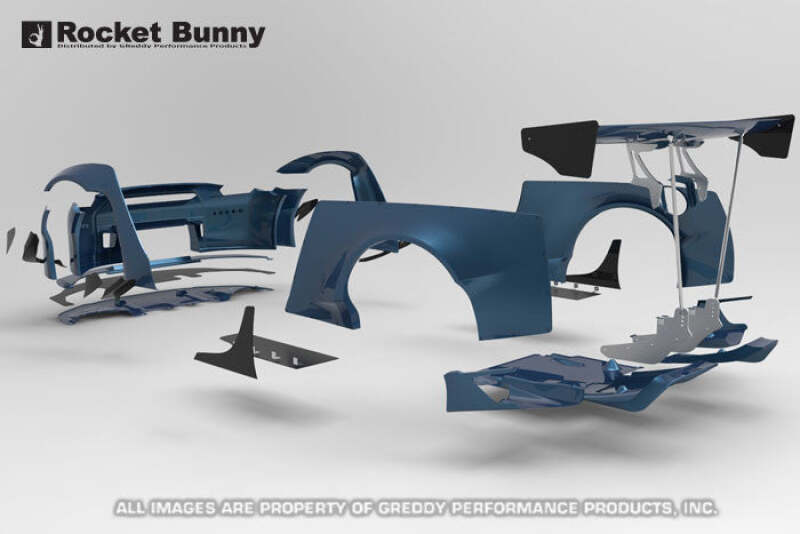 GReddy Rocket Bunny R35 V2 Front Fender Canards