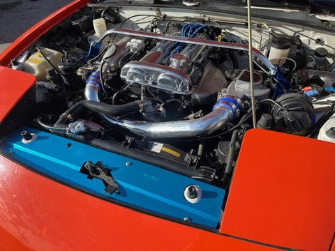 Cusco NA6 8 Radiator Cooling Plate Blue - Mazda MX-5 Miata