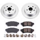 Power Stop 16-18 Toyota Mirai Rear Z17 Evolution Geomet Coated Brake Kit