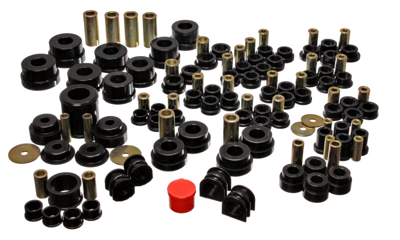 Energy Suspension 02-09 Nissan 350Z / 03-07 Infiniti G35 Coupe Black Hyper-Flex Master Bushing Set